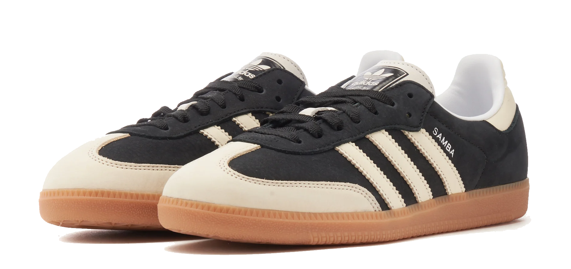 Adidas Samba Og Core Black, Wonder White & Silver Metalic