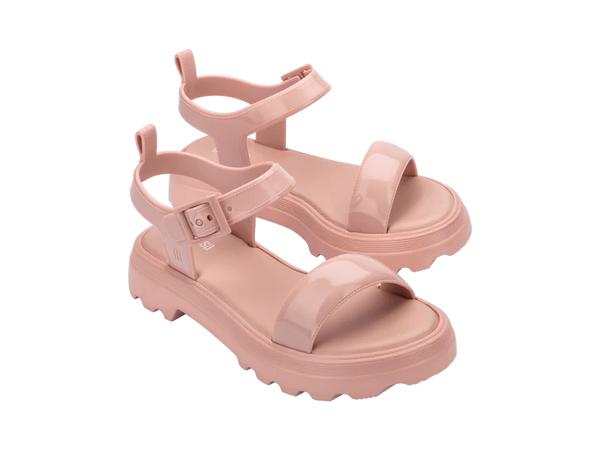 Town Sandal - Clear / Pink