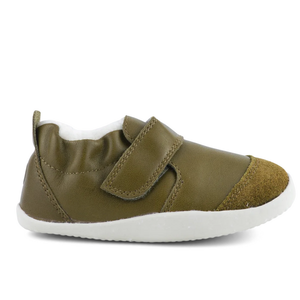 Chaussures en cuir doublé d'olive Marvel Arctique