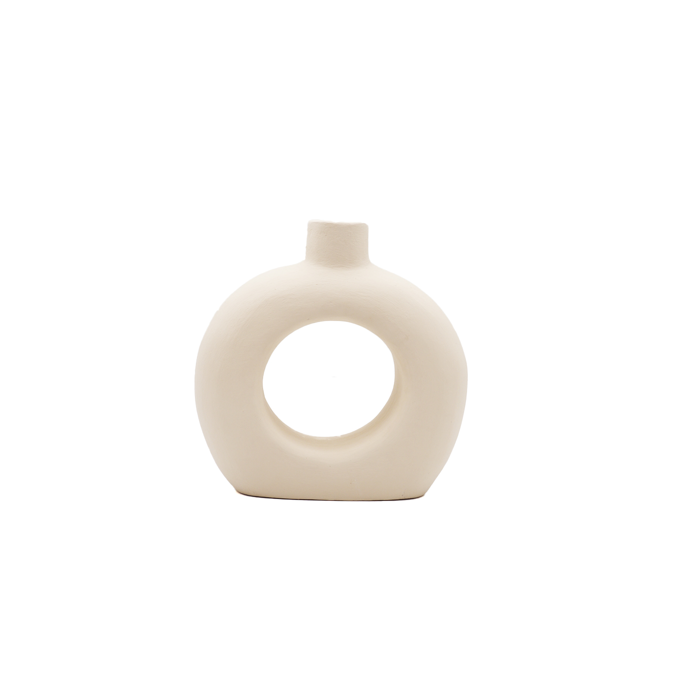 Terra Nomade Vase Décoratif En Terre Cuite Beige - Petit