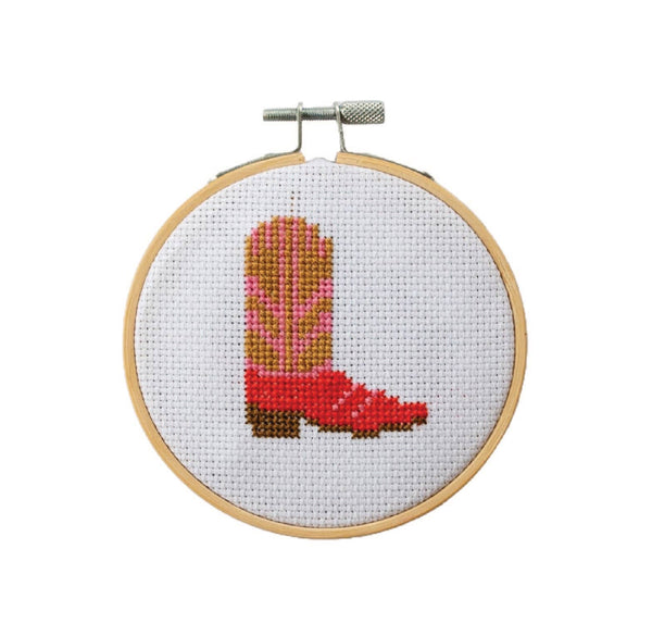 Cross Stitch Kit Cowboy Boot