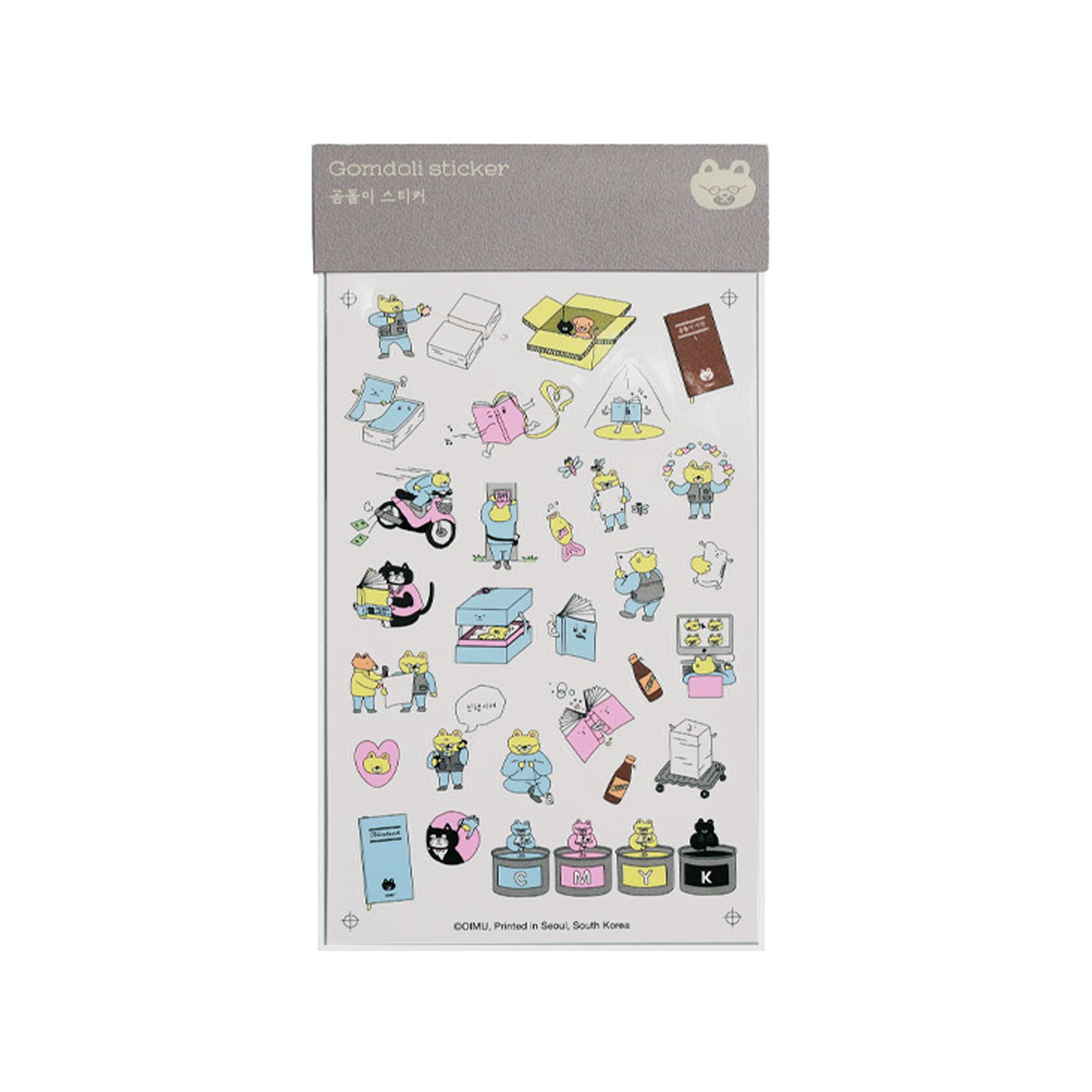Gomdori (Bear) Sticker