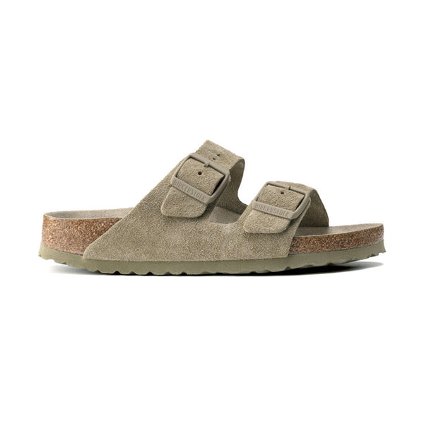 Letto morbido in pelle di velluto Arizona Kaki Larghezza stretta