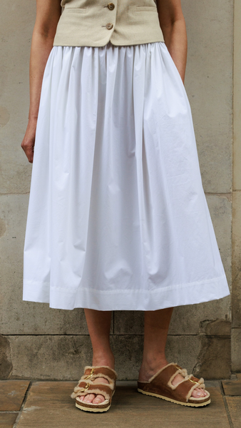 Tina Skirt In White By