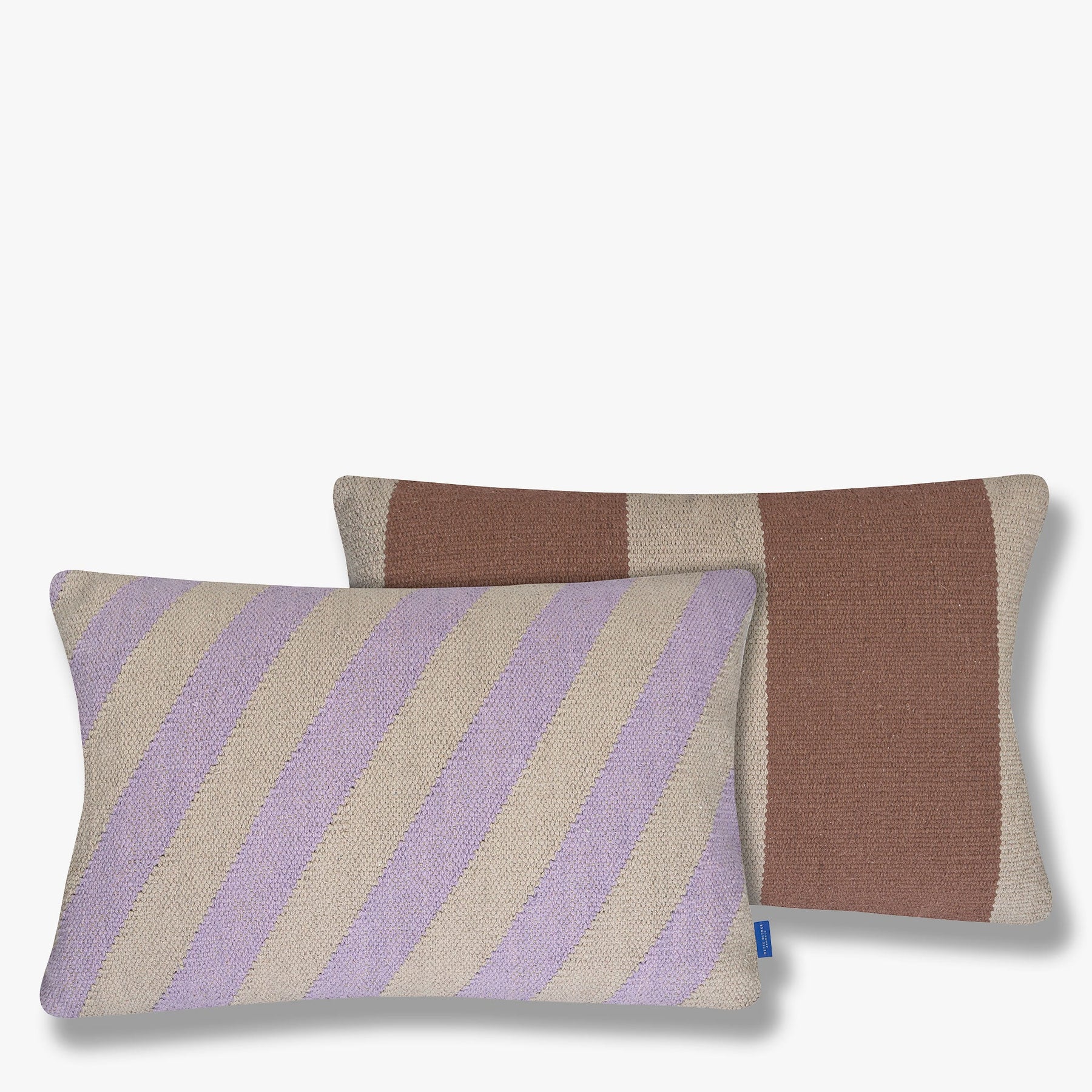 60 x 40cm Light Lilac Across Kilim Cushion Cover
