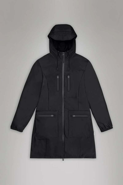 Black Cargo Curve Jacket