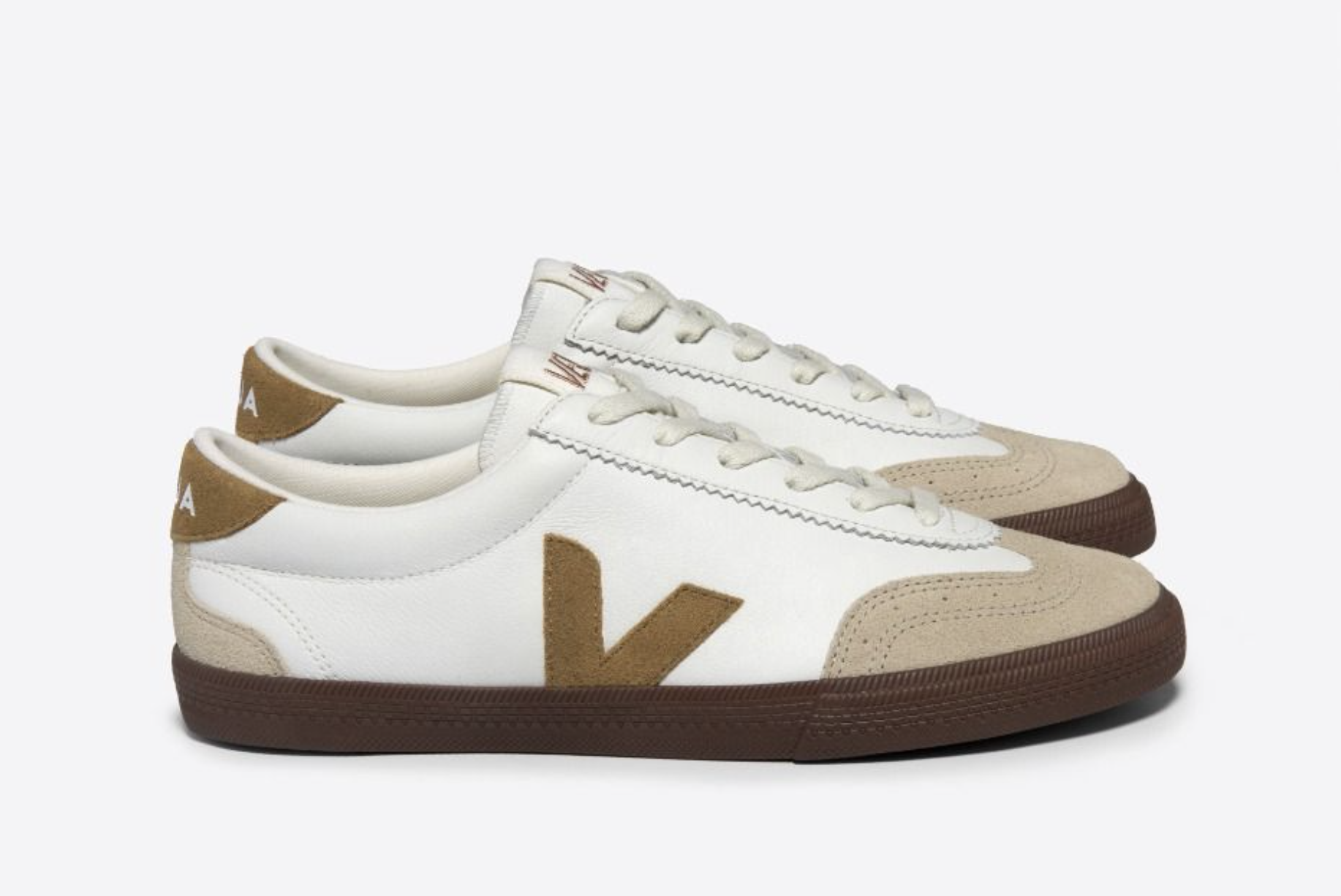 VOLLEY LEATHER WHITE TENT BARK